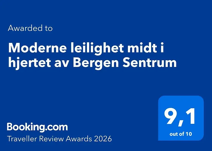 アパート Moderne Midt I Hjertet Av Sentrum ベルゲン